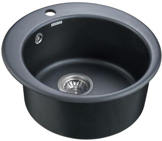 Мойка кухонная Paulmark Gelegen PM404800-BLM чёрный металлик